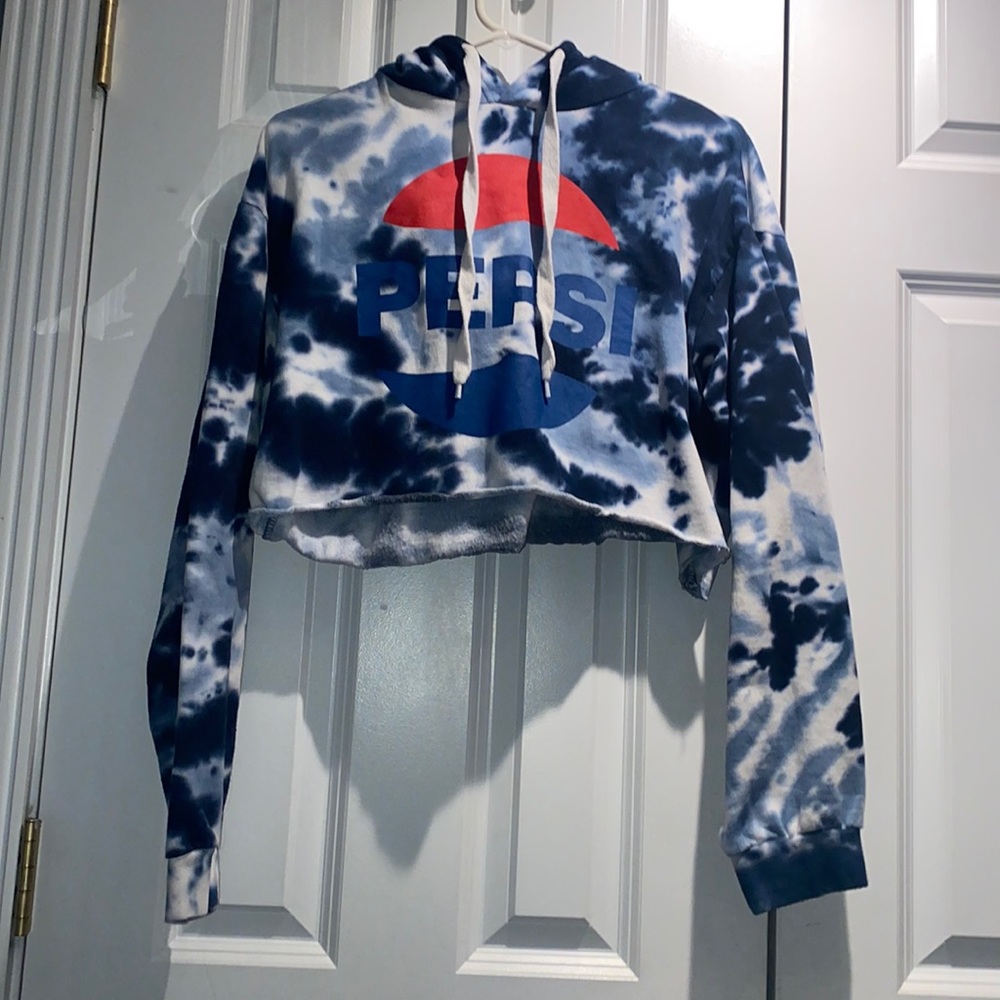 Pepsi Crop Hoodie (medium)